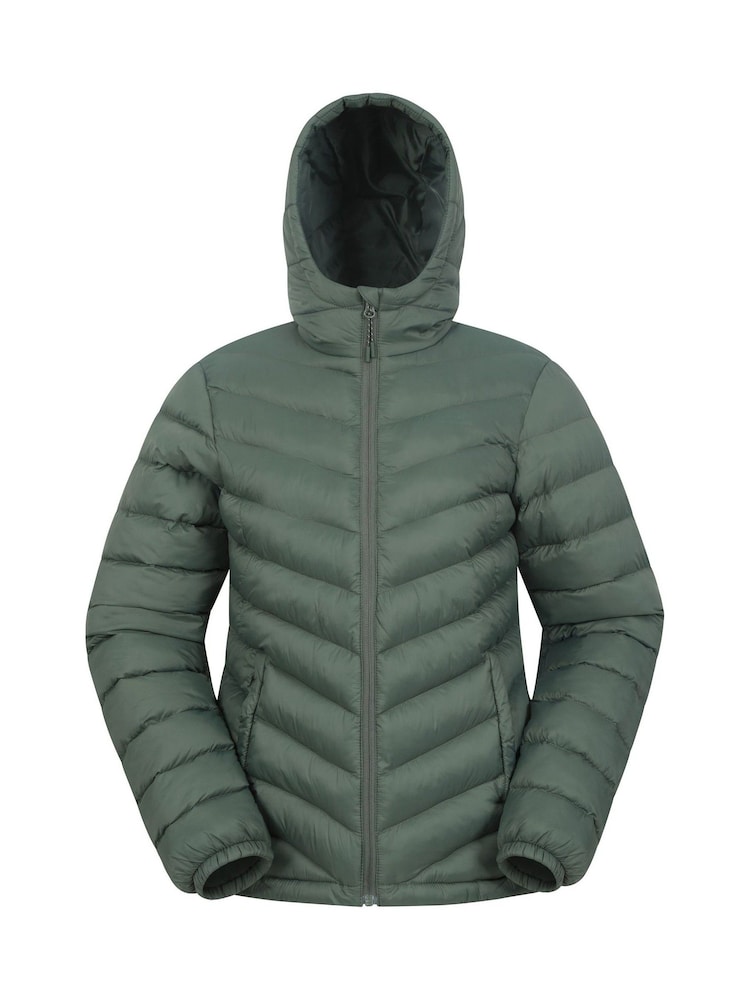 Mountain Warehouse Dark Green Seasons Womens Water-Resistant Padded Jacket - Image 1 of 5