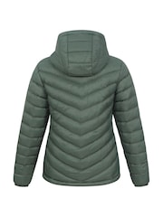 Mountain Warehouse Dark Green Seasons Womens Water-Resistant Padded Jacket - Image 2 of 5