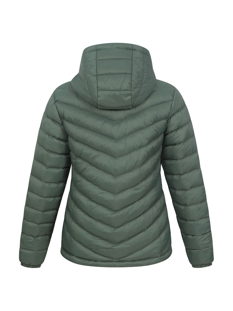Mountain Warehouse Dark Green Seasons Womens Water-Resistant Padded Jacket - Image 2 of 5