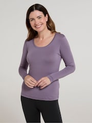 Mountain Warehouse Purple Womens Keep The Heat Thermal Top - Image 1 of 9