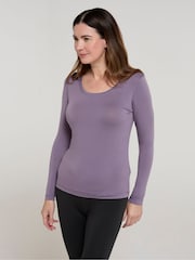 Mountain Warehouse Purple Womens Keep The Heat Thermal Top - Image 4 of 9