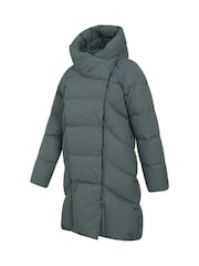 Mountain Warehouse Green Womens Cosy Wrap II Extreme Water Resistant Down Jacket - Image 4 of 8