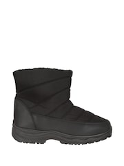 Mountain Warehouse Black Womens Icey II Fleece Lined Short Snow Boots - Image 1 of 6