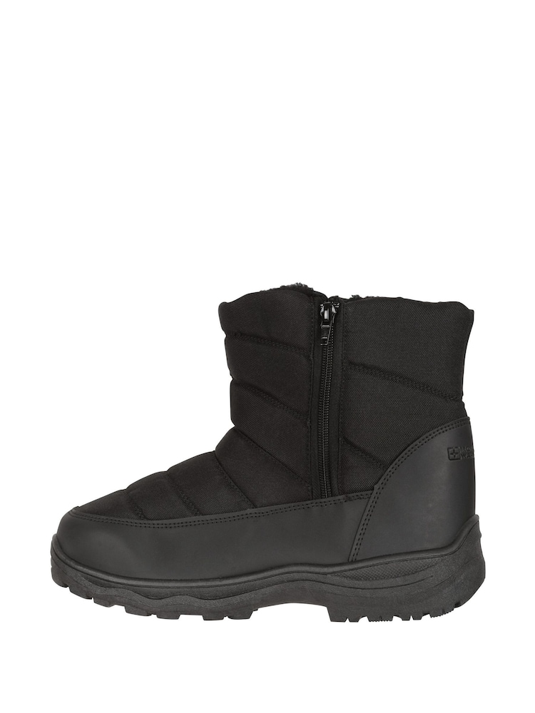 Mountain Warehouse Black Womens Icey II Fleece Lined Short Snow Boots - Image 2 of 6