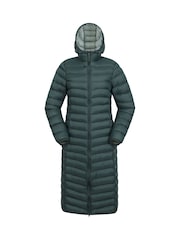 Зеленый - Длинная дутая куртка Mountain Warehouse Florence - Изображение 1 из 5