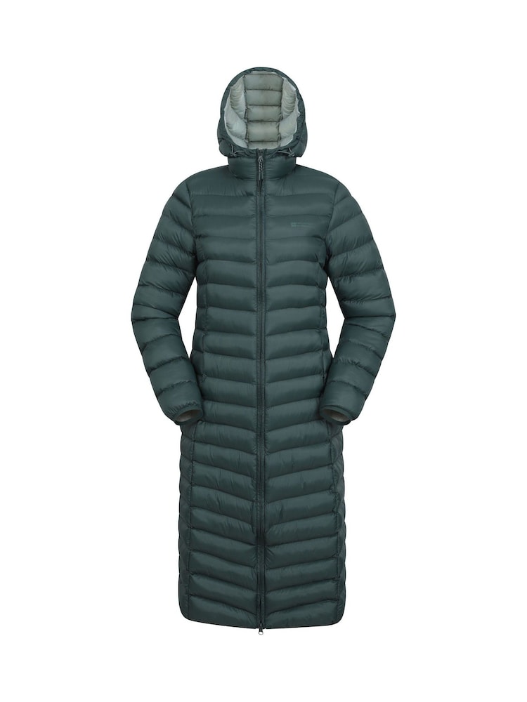 Зеленый - Длинная дутая куртка Mountain Warehouse Florence - Изображение 1 из 5