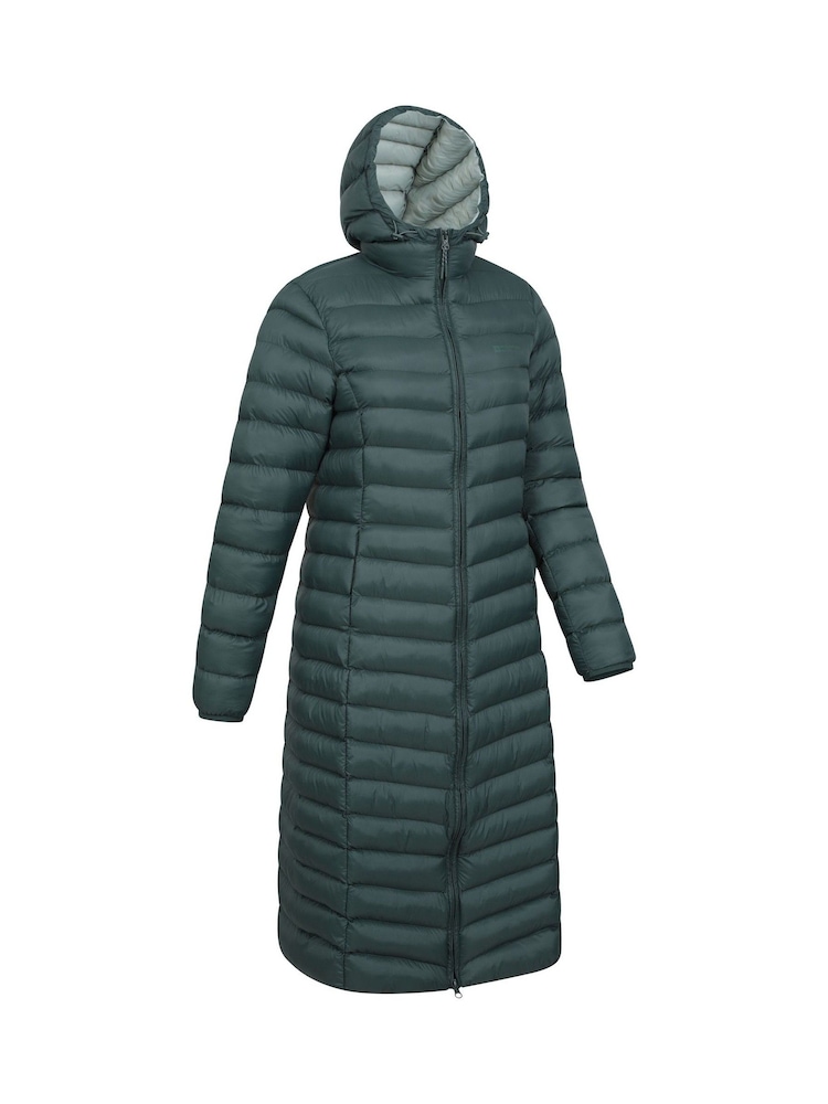 Зеленый - Длинная дутая куртка Mountain Warehouse Florence - Изображение 2 из 5