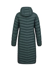 Зеленый - Длинная дутая куртка Mountain Warehouse Florence - Изображение 3 из 5