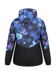 Mountain Warehouse Blue Dawn II Womens Printed Fleece Lined Snow Ski Jacket - Image 3 of 6
