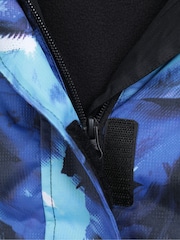 Mountain Warehouse Blue Dawn II Womens Printed Fleece Lined Snow Ski Jacket - Image 5 of 6