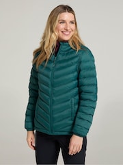 Mountain Warehouse Green Seasons Womens Water-Resistant Padded Jacket - Image 1 of 9