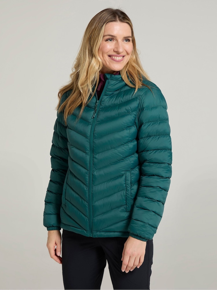 Mountain Warehouse Green Seasons Womens Water-Resistant Padded Jacket - Image 1 of 9
