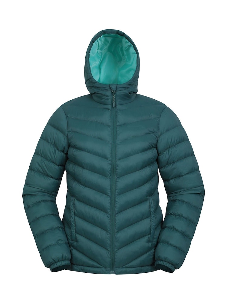Vert - Veste matelassée Mountain Warehouse Seasons femme imperméable - Image 5 of 9