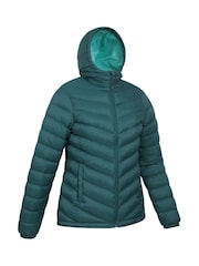 Mountain Warehouse Green Seasons Womens Water-Resistant Padded Jacket - Image 6 of 9