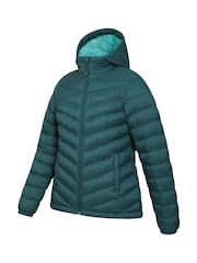 Mountain Warehouse Green Seasons Womens Water-Resistant Padded Jacket - Image 8 of 9