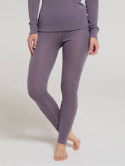 Mountain Warehouse Purple Merino II Womens Thermal Trousers - Image 1 of 9