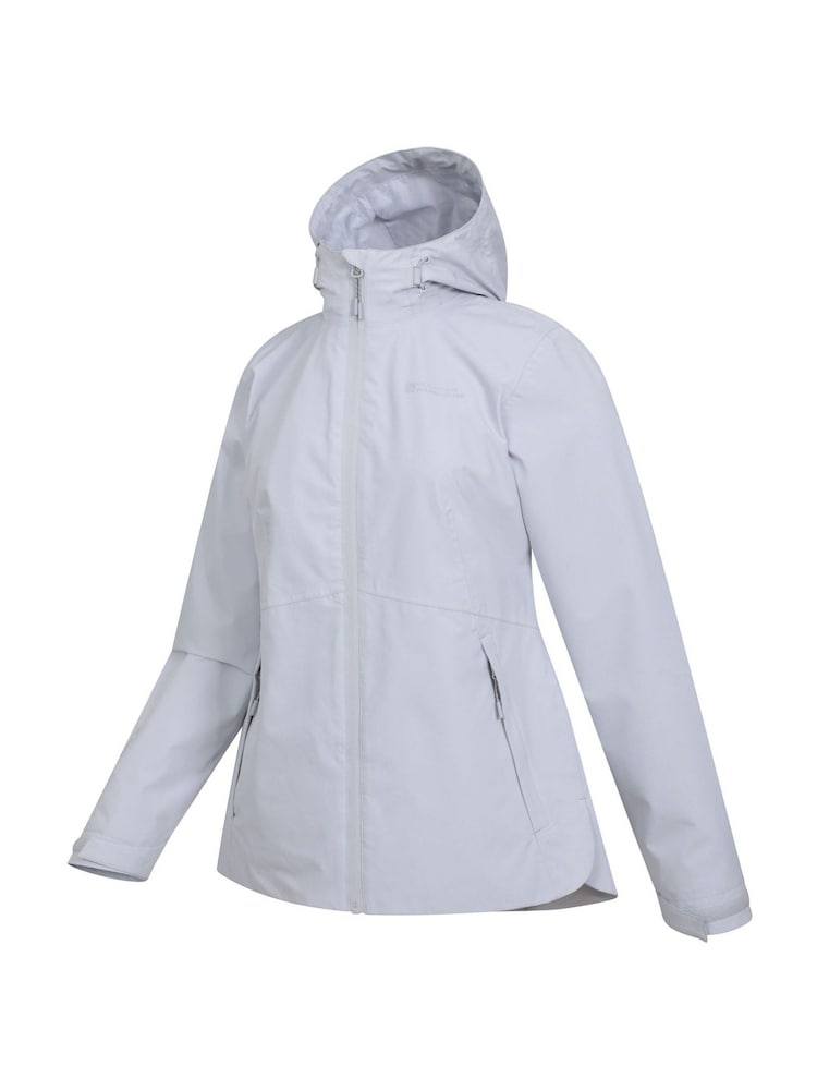 Mountain Warehouse Grey Womens Vancouver II Waterproof Jacket - Image 4 of 5