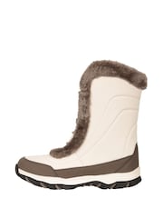 Mountain Warehouse Natural Womens Exodus Water Resistant Snow Softshell Boots - Image 2 of 6