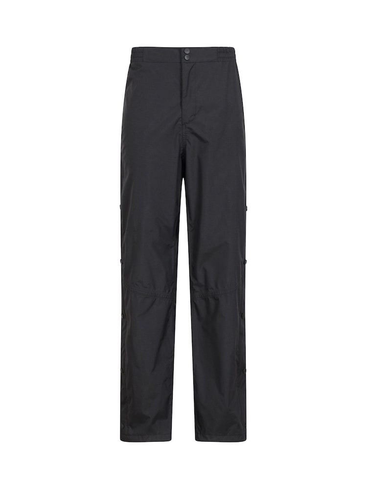 Mountain Warehouse Black Womens Regular Length Extreme Downpour Overtrousers - Image 1 of 8