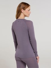 Mountain Warehouse Purple Womens Merino II Thermal Top - Image 4 of 9