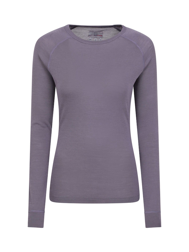 Mountain Warehouse Purple Womens Merino II Thermal Top - Image 5 of 9