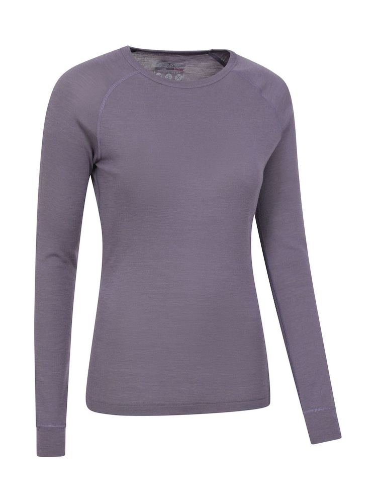 Mountain Warehouse Purple Womens Merino II Thermal Top - Image 6 of 9