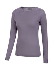 Mountain Warehouse Purple Womens Merino II Thermal Top - Image 8 of 9