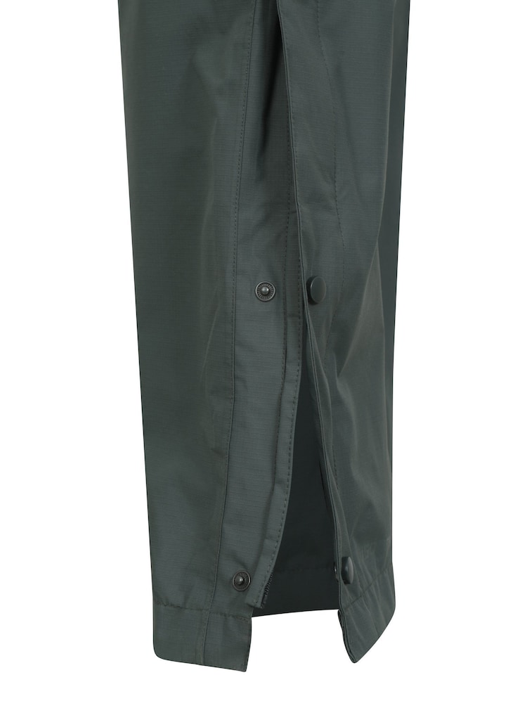 Mountain Warehouse Green Womens Downpour Short Length Waterproof Trousers - Image 7 of 7 Mountain Warehouse Green Womens Downpour Short Length Waterproof Trousers - Image 7 of 7