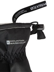 Mountain Warehouse Dark Black Womens Extreme Waterproof Ski Gloves - Image 4 of 9
