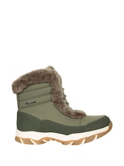 Verde - Botas de nieve térmicas cortas para mujer de Ohio Mountain Warehouse - Imagen 1 de 7