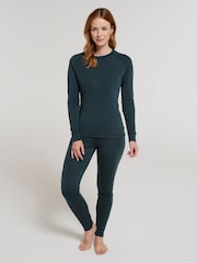 Mountain Warehouse Green Talus Womens Round Neck Thermal Top - Image 2 of 4