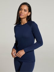Mountain Warehouse Blue Womens Talus Thermal Top & Joggers Set - Image 2 of 4