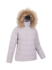 Mountain Warehouse Cream Womens Isla Short Extreme Down Jacket - Image 2 of 5