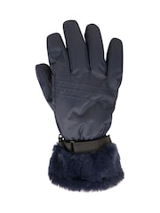 Mountain Warehouse Blue Womens Parallax Waterproof Ski Gloves - Image 2 of 5