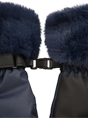 Mountain Warehouse Blue Womens Parallax Waterproof Ski Gloves - Image 5 of 5