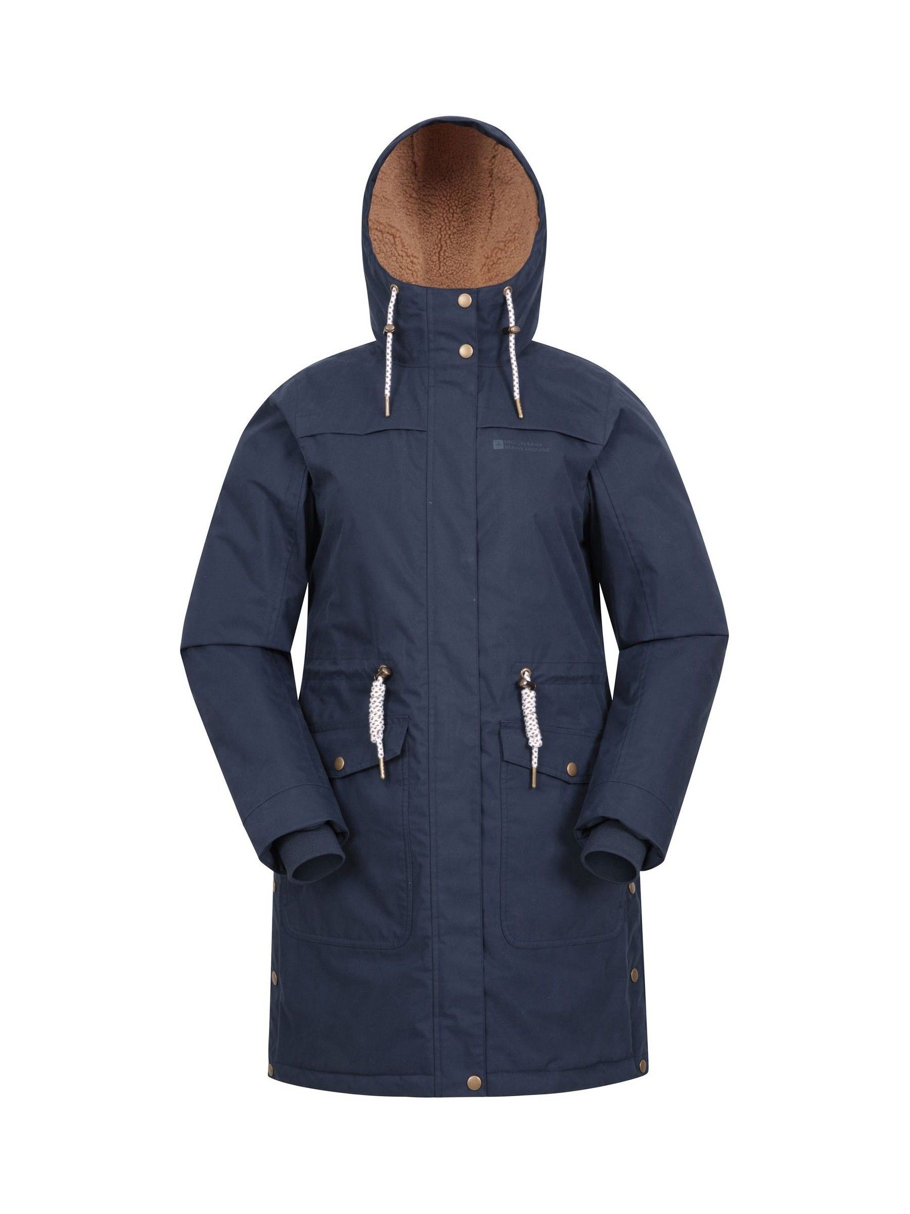 Buy Mountain Warehouse Blue Womens Acorn Borg Lined Padded