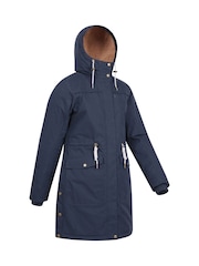 Mountain Warehouse Blue Womens Acorn Borg Lined Padded Waterproof Parka - Image 2 of 6