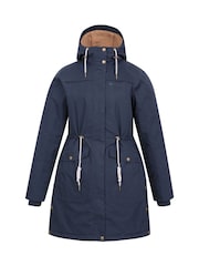 Mountain Warehouse Blue Womens Acorn Borg Lined Padded Waterproof Parka - Image 5 of 6