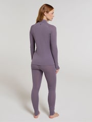 Mountain Warehouse Purple Womens Merino Zip Neck Thermal Top - Image 3 of 9
