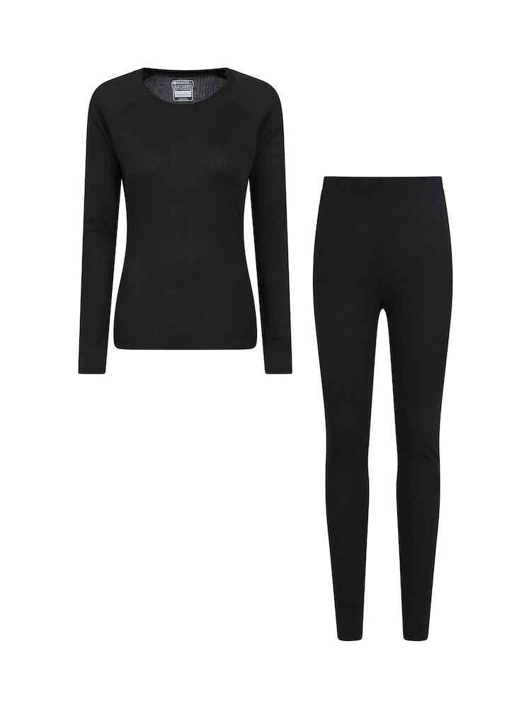 Schwarz - Mountain Warehouse – Talus – Thermo-Set mit Oberteil und Jogginghose für Damen - Bild 1 von 11 Schwarz - Mountain Warehouse – Talus – Thermo-Set mit Oberteil und Jogginghose für Damen - Bild 1 von 11