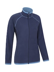 Mountain Warehouse Blue Womens Montana Full Zip Fleece - Image 3 of 5