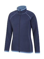Mountain Warehouse Blue Womens Montana Full Zip Fleece - Image 4 of 5