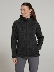 Mountain Warehouse Black Womens Nevis Sherpa Lined Hoodie - Image 1 of 4