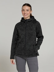 Mountain Warehouse Black Womens Nevis Sherpa Lined Hoodie - Image 2 of 4