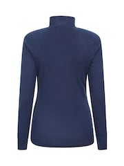 Mountain Warehouse Light Blue Womens Merino Zip Neck Thermal Top - Image 2 of 5