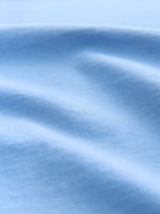 Lichtblauw - Slim Fit - Essentieel katoenen T-shirt met ronde hals - Image 6 of 6