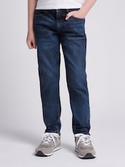 Wrangler Sky Blue Straight Fit Boys Jeans - Image 1 of 4
