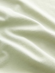 ŽAJBLJEVO ZELENA - ozek kroj - Essential okrogel ovratnik; z okroglim ovratnikom Bombažna majica - Slika 6 iz 7