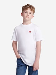 Wrangler White Boys Festival 100% Cotton T-Shirt - Image 1 of 5