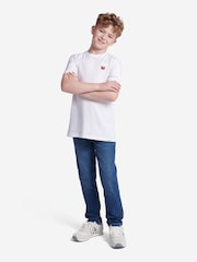 Wrangler White Boys Festival 100% Cotton T-Shirt - Image 3 of 5
